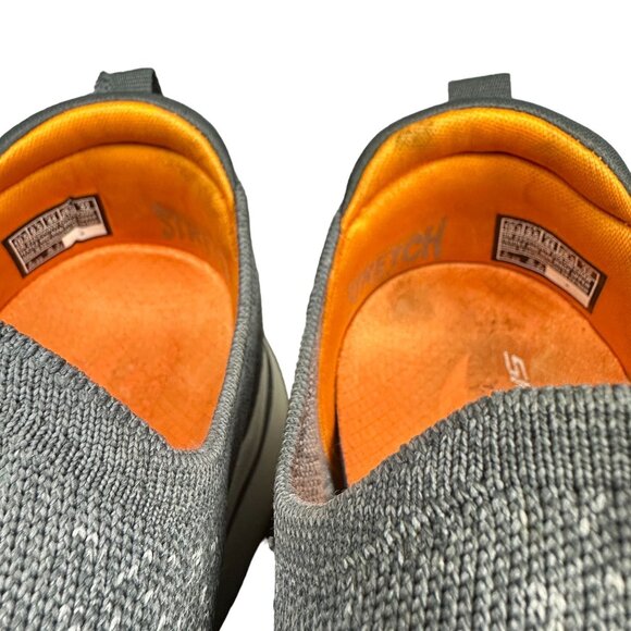 Skechers Performance Go Walk Shoes Men 10.5 Arch Fit Grey Stretch Fit SN 216256 - Picture 12 of 16